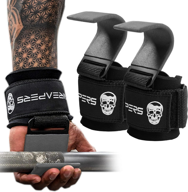 Power Lifting Hooks - Wrist Straps