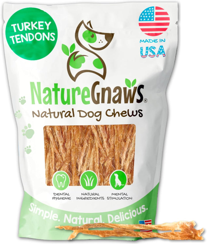 USA Turkey Tendons for Dogs - 4oz