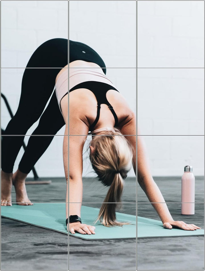 12x12 Gym Mirror Tiles – 12 Pcs