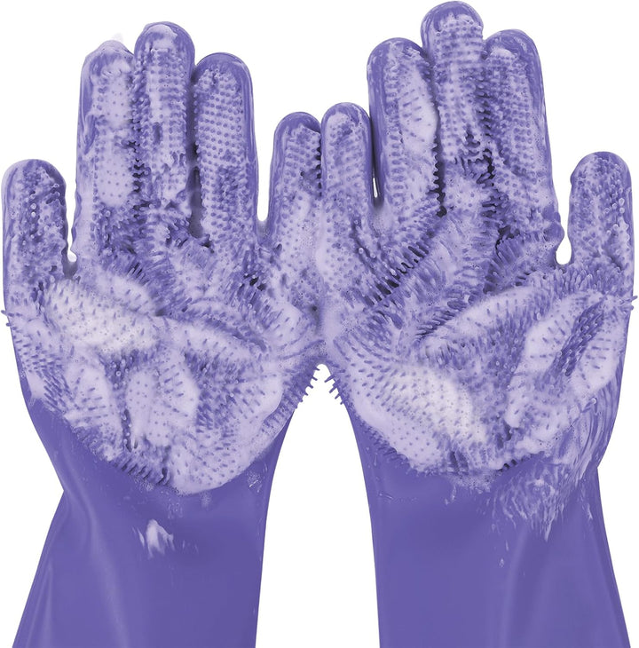 Heat-Resistant Pet Grooming Gloves