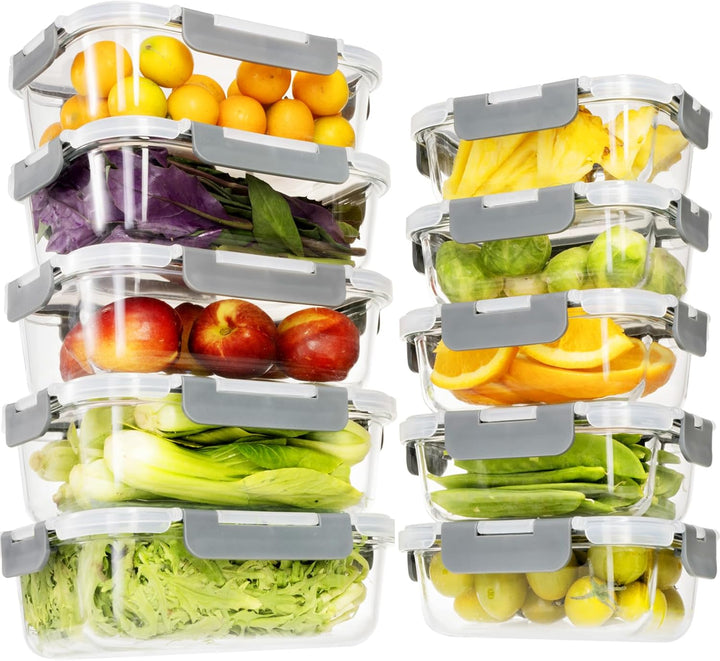 18-Piece Glass Storage Containers Set