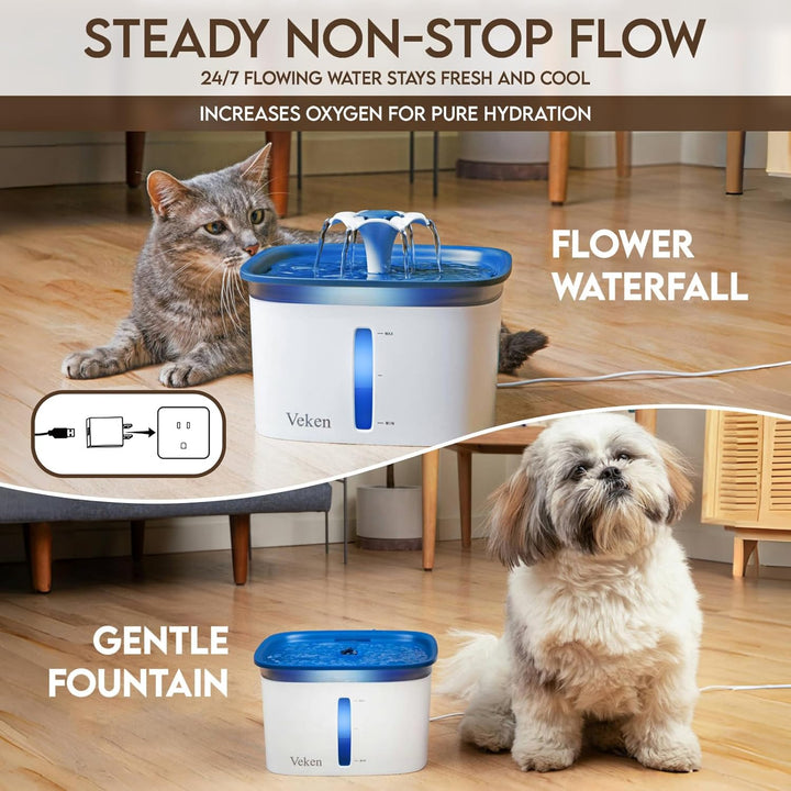 95Oz Automatic Pet Water Fountain - Blue