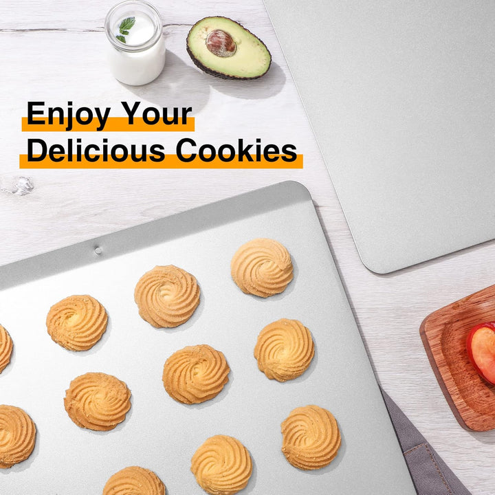 Piece Large Nonstick Cookie Sheets 16x14