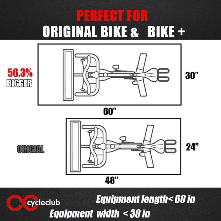 6mm Exercise Bike Mat for Hardwood Floors