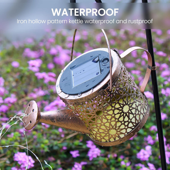 Solar Watering Can Lights for Garden