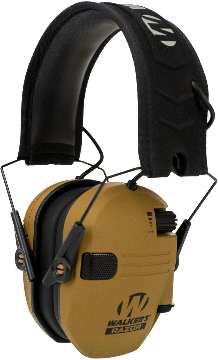 Razor Slim Ultra Low Profile Compact Design Adjustable Range Shooting Hunting Hearing Protection Electronic Earmuffs