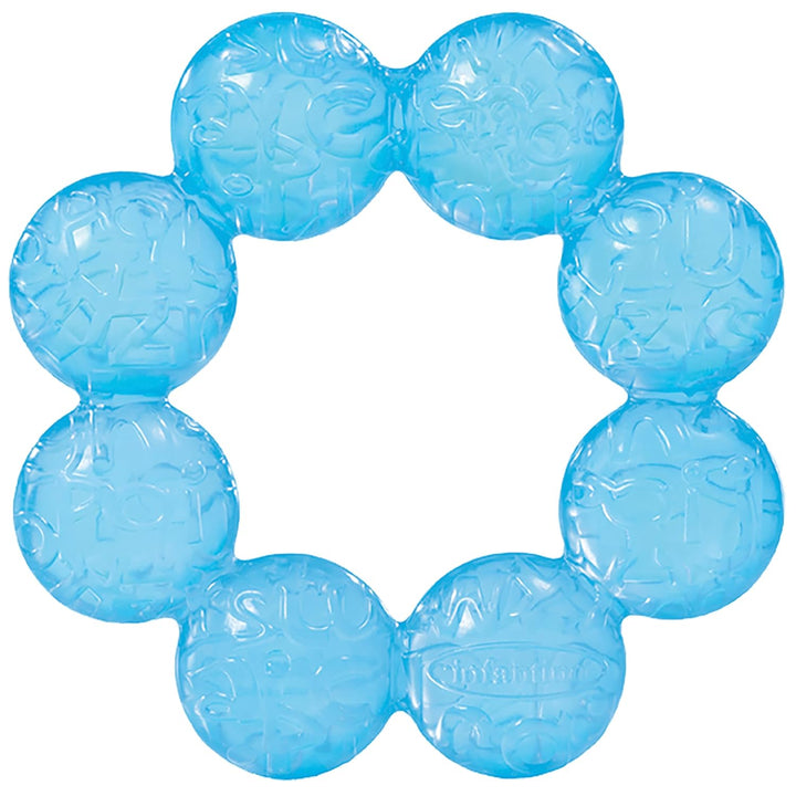Water Teethers – Sensory Exploration and Teething Relief, Cooling Relief for Teething Babies, Lime & Blue, 3-Pack