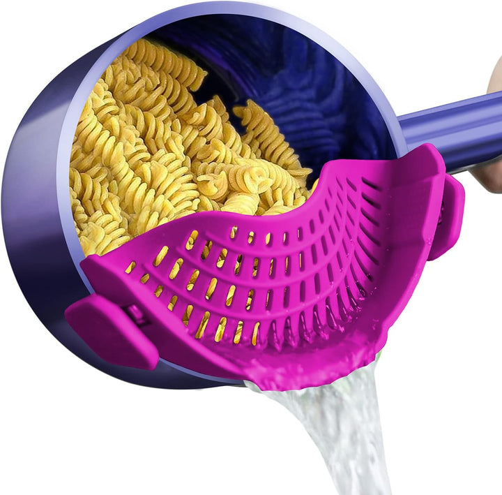 Silicone Clip-On Strainer for Pots & Pans