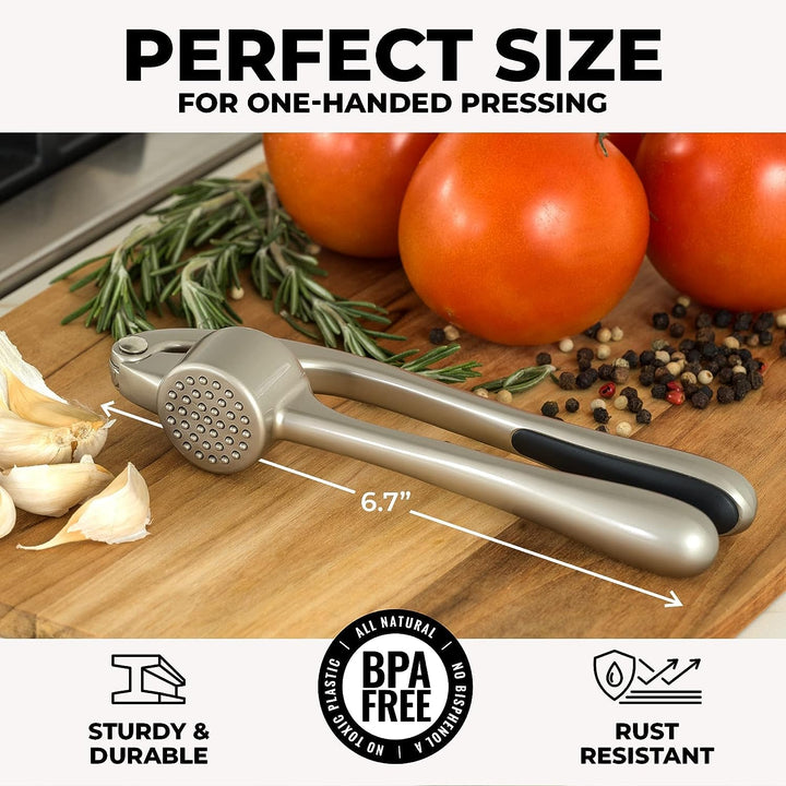 Premium Garlic Press Set - Rust Proof