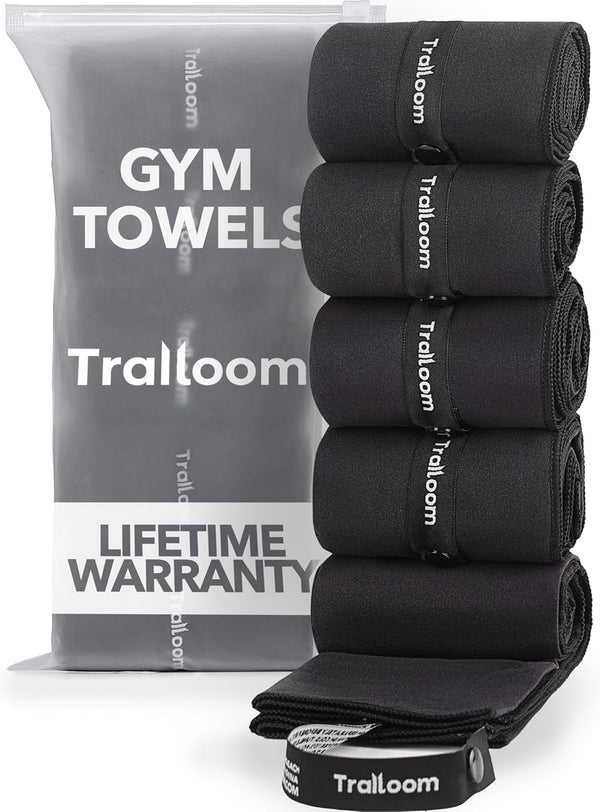 Quick Dry Microfiber Workout Towels - 5pk
