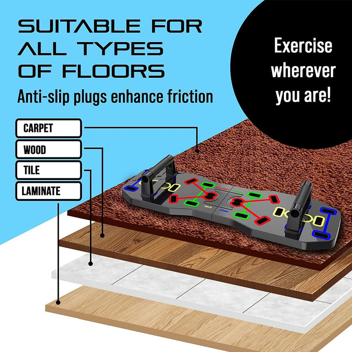10-in-1 Foldable Push Up Board Set