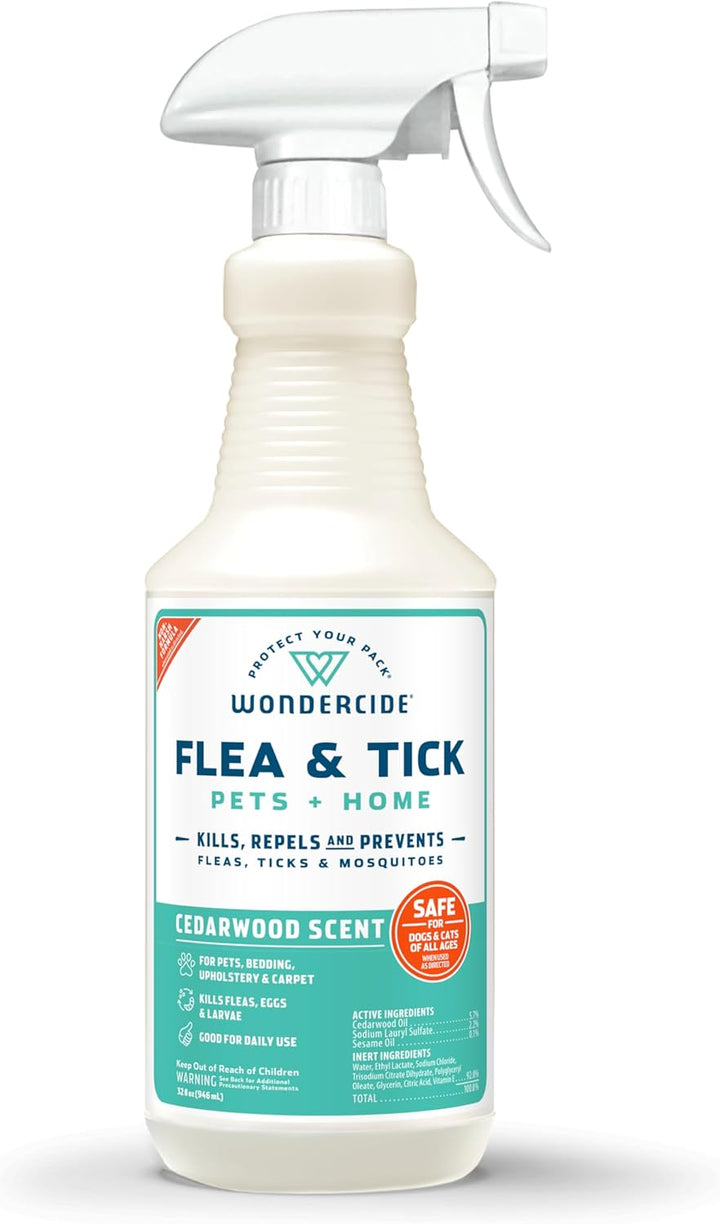Flea & Tick Spray - Natural Oils 16oz