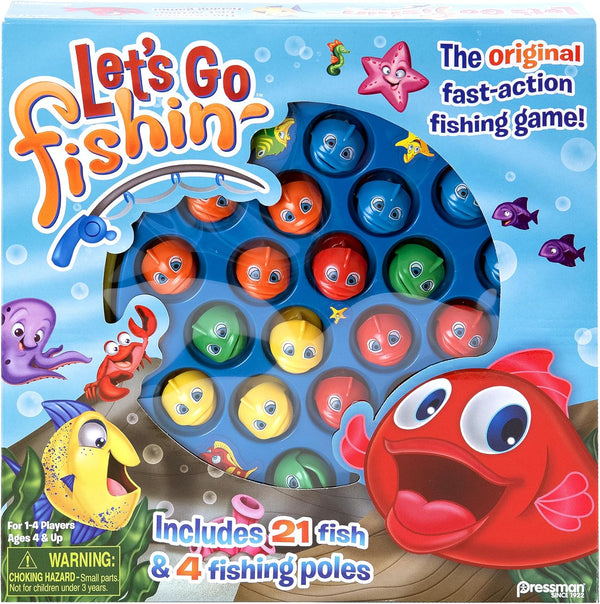 Let'S Go Fishin' Game by  - the Original Fast-Action Fishing Game!, 1-4 Players