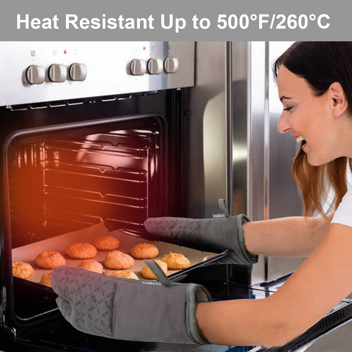 6Pcs Heat-Resistant Oven Mitts & Potholders