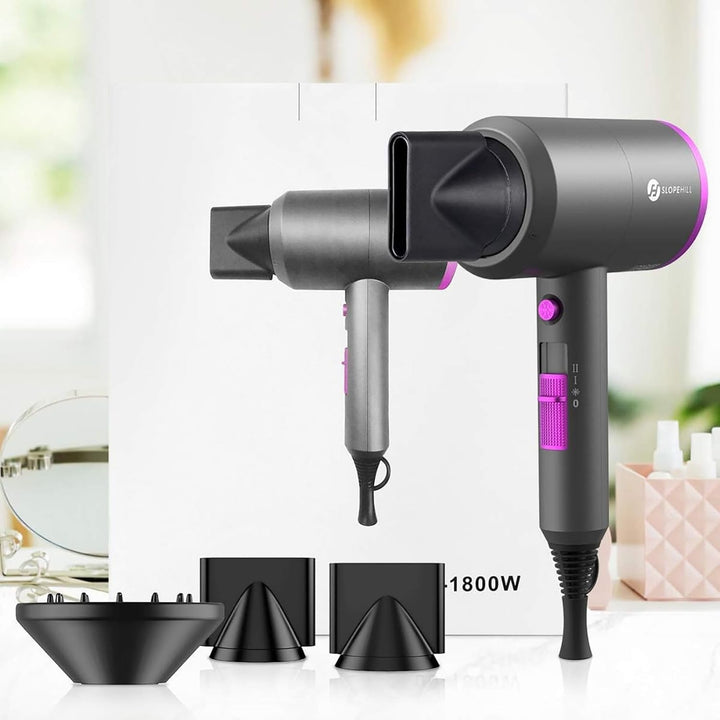 1800W Ionic Hair Dryer, Fast Drying