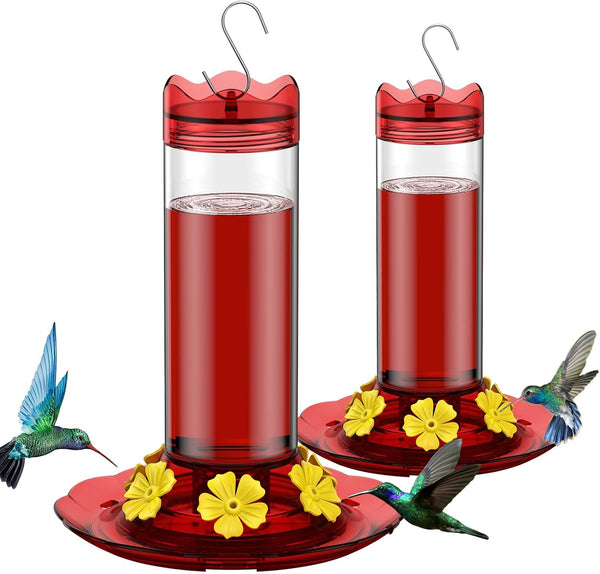 2Pcs Hummingbird Feeders with Ant Moat