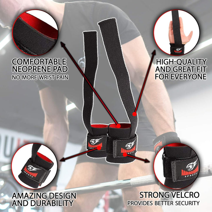 Premium Weightlifting Wrist Straps