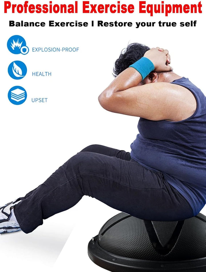 1500LBS Half Balance Ball for Core & Yoga