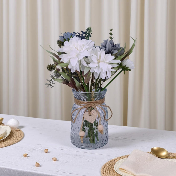Rustic Fake Flower Vase Decor