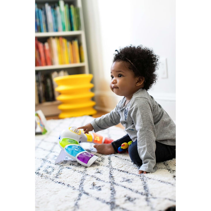 Glow & Discover Light Bar Musical Activity Station and Tummy Time Toy, Montessori Cause and Effect Early Learning for 3-36 Months