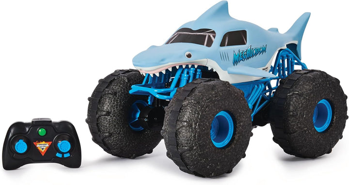 ,  Megalodon Storm All-Terrain Remote Control Monster Truck for Boys and Girls, 1:15 Scale, Kids Toys for Ages 4-6+