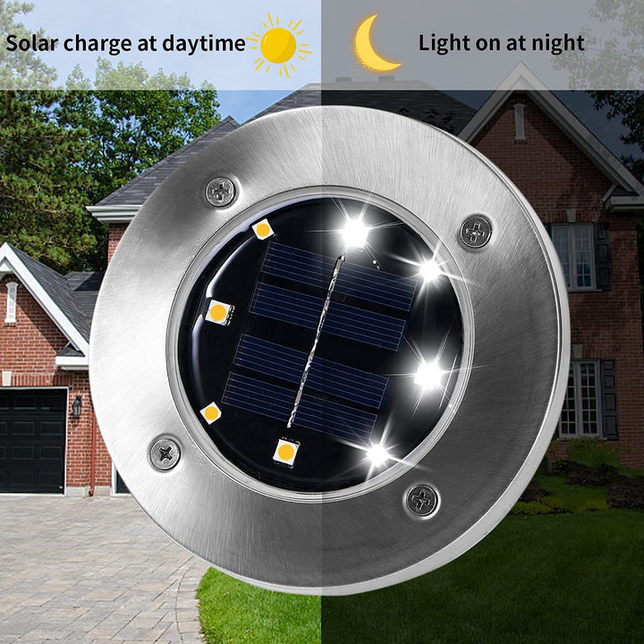12 Pack Outdoor Solar Garden Lights