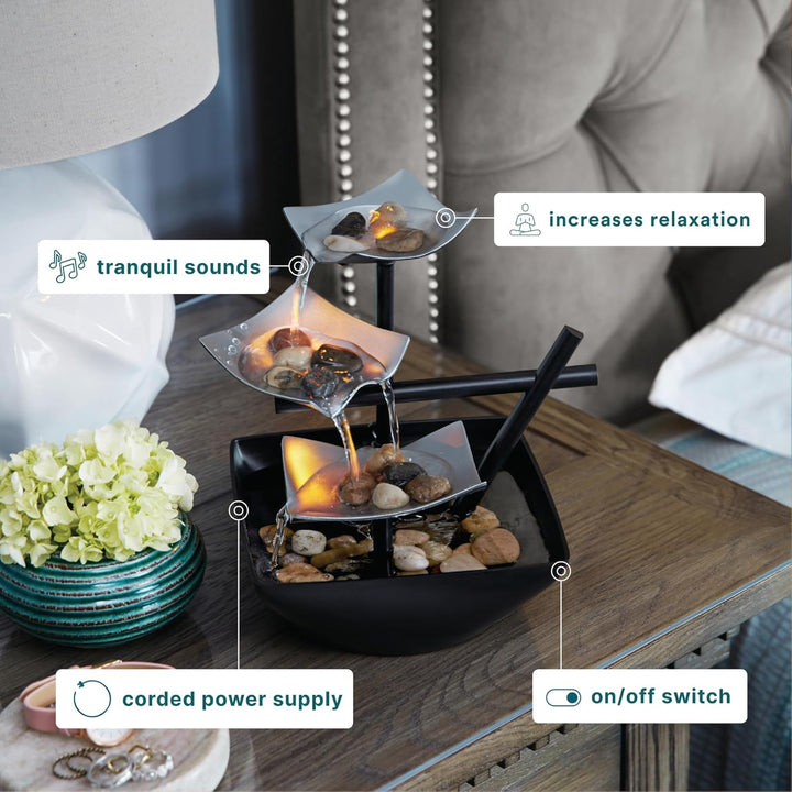 Zen Water Fountain for Home Décor