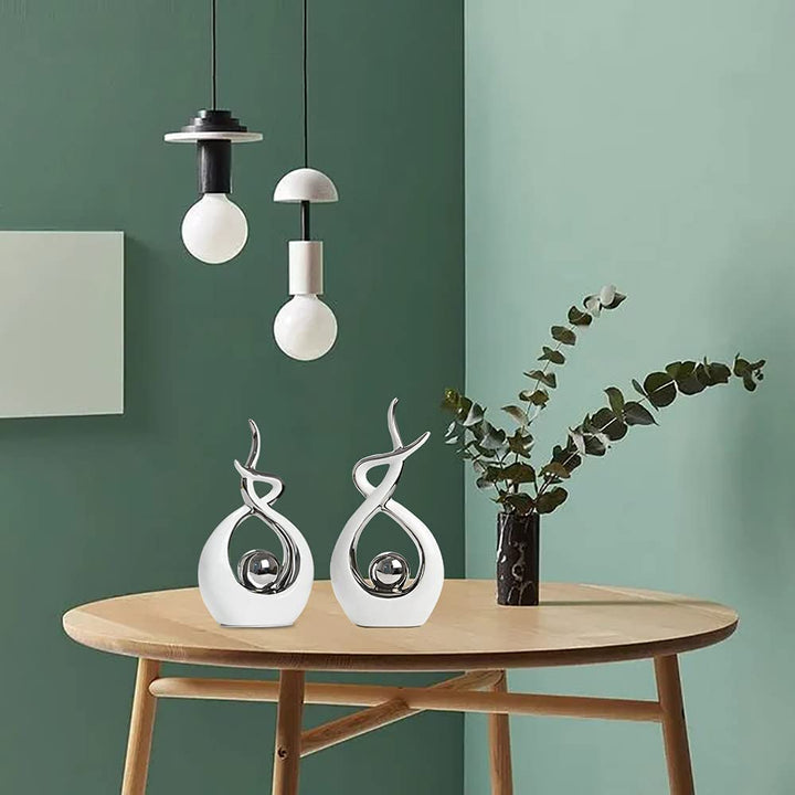 Modern Abstract Ceramic Statue Decor