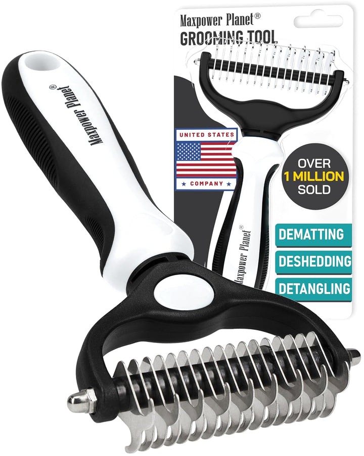 Double-Sided Deshedding Grooming Rake