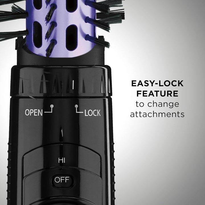 2-in-1 Hot Air Curling Combo Brush