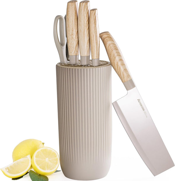 6-Piece Khaki Non-Stick Kitchen Set