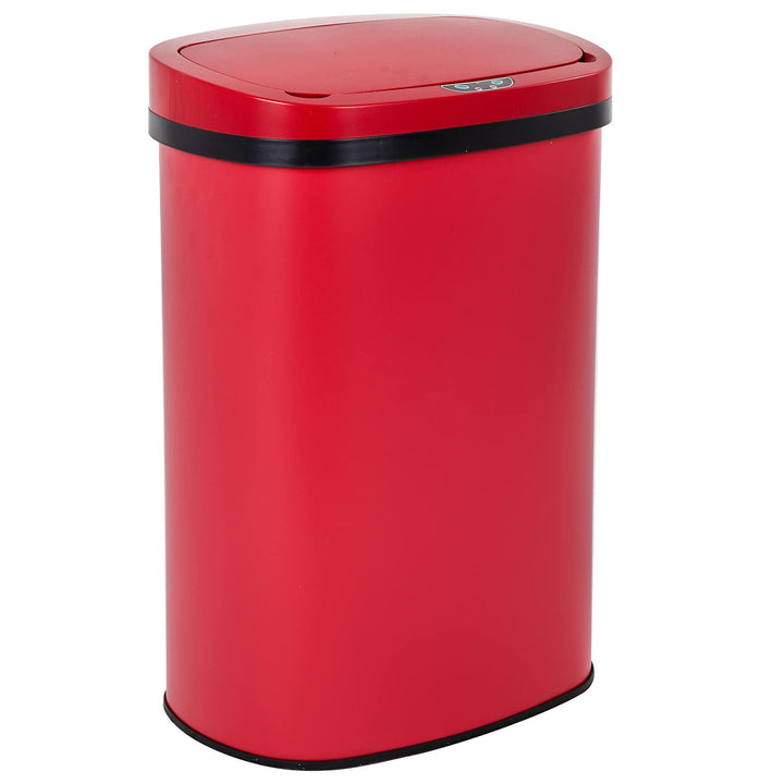 13 Gal Touch-Free Stainless Steel Trash Can