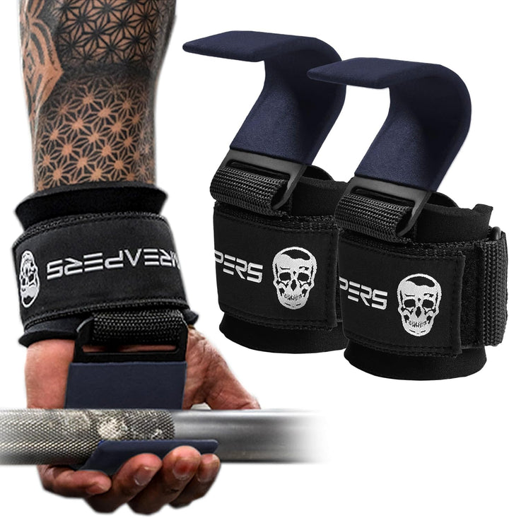Power Lifting Hooks - Wrist Straps