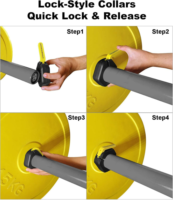 2-Inch Olympic Barbell Collars, Quick Release