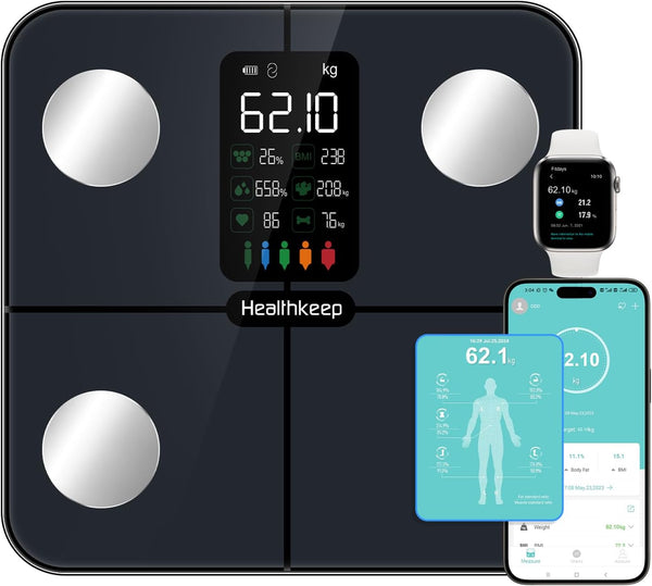 Smart Body Weight Scale – 15 Metrics