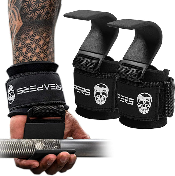 Power Lifting Hooks - Wrist Straps