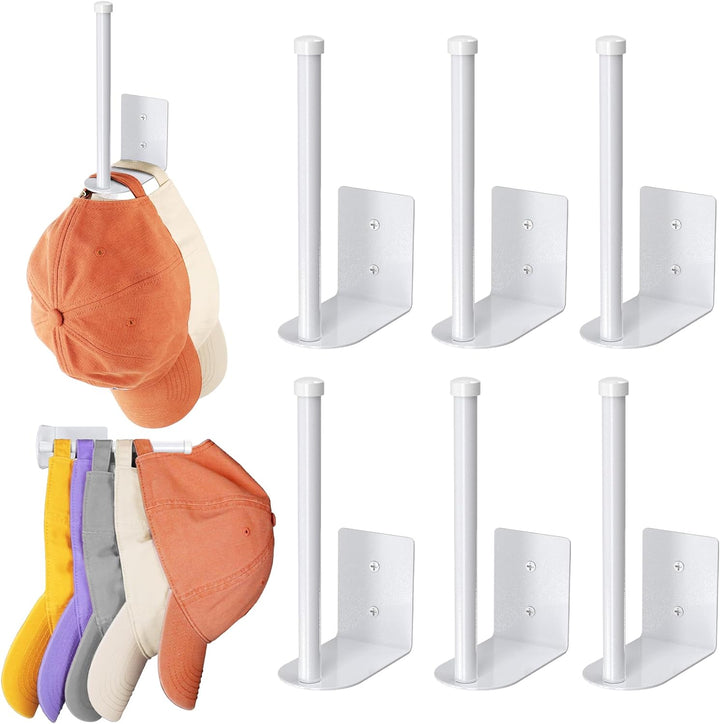 2-Pack Stainless Steel Hat Rack Organizer