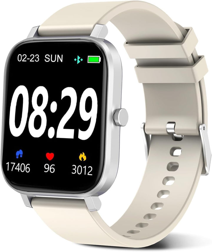 Smart Watch for Men Women Smartwatch 1.83" for   Android Phone Compatible, Fitness Tracker Watch with Pedometer, Heart Rate/Sleep Monitor, Blood Oxygen, IP68 Waterproof