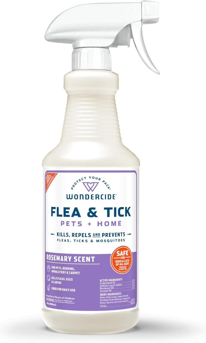 Flea & Tick Spray - Natural Oils 16oz