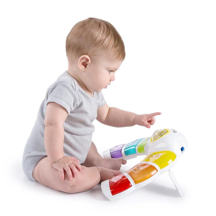 Glow & Discover Light Bar Musical Activity Station and Tummy Time Toy, Montessori Cause and Effect Early Learning for 3-36 Months