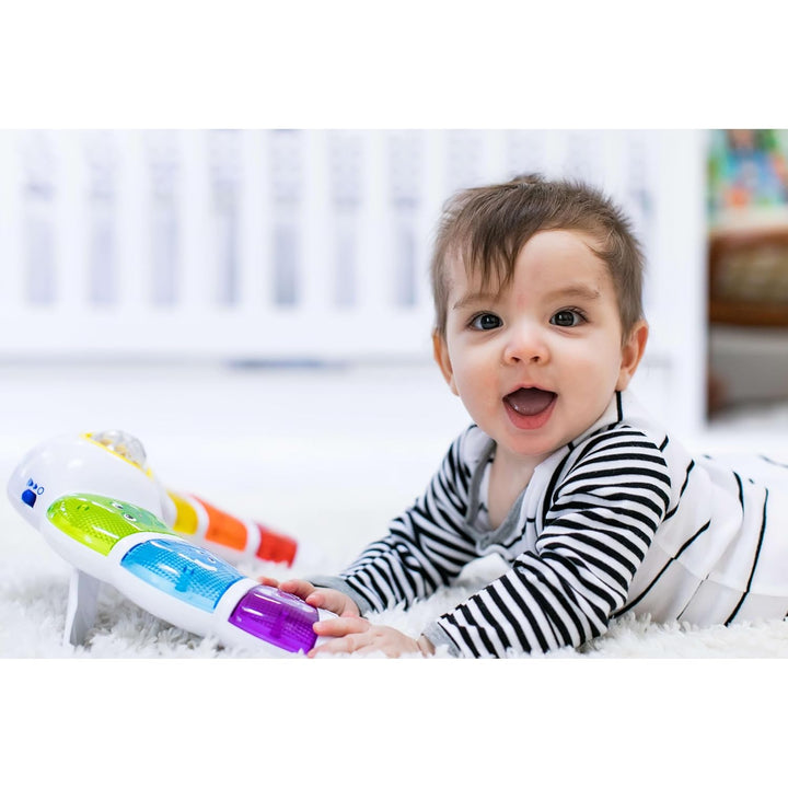Glow & Discover Light Bar Musical Activity Station and Tummy Time Toy, Montessori Cause and Effect Early Learning for 3-36 Months