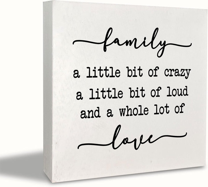 Rustic Family Sign Home Decor