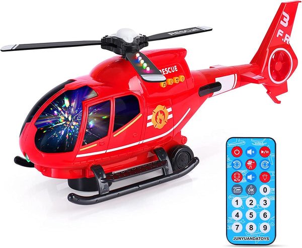 Airplane Toy Infrared Remote Control Plane Toys Helicopter with Lights and Music Aeroplane Toys for 3 4 5 6 7 8 Year Old Boys Girls Kids Gift White