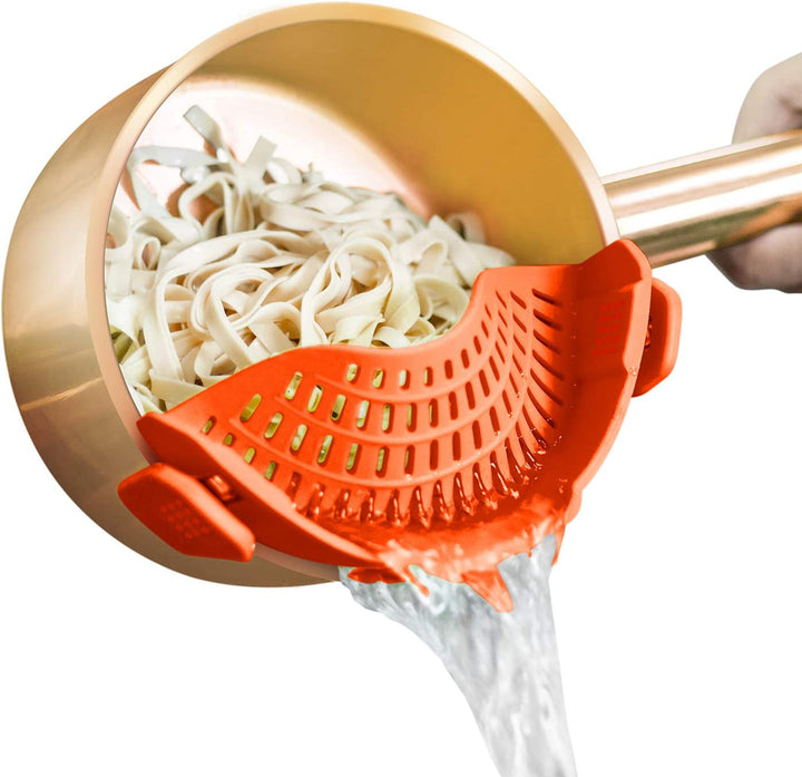 Silicone Clip-On Strainer for Pots & Pans