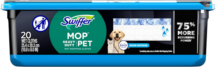Sweeper Pet Heavy Duty Wet Cloth Refills