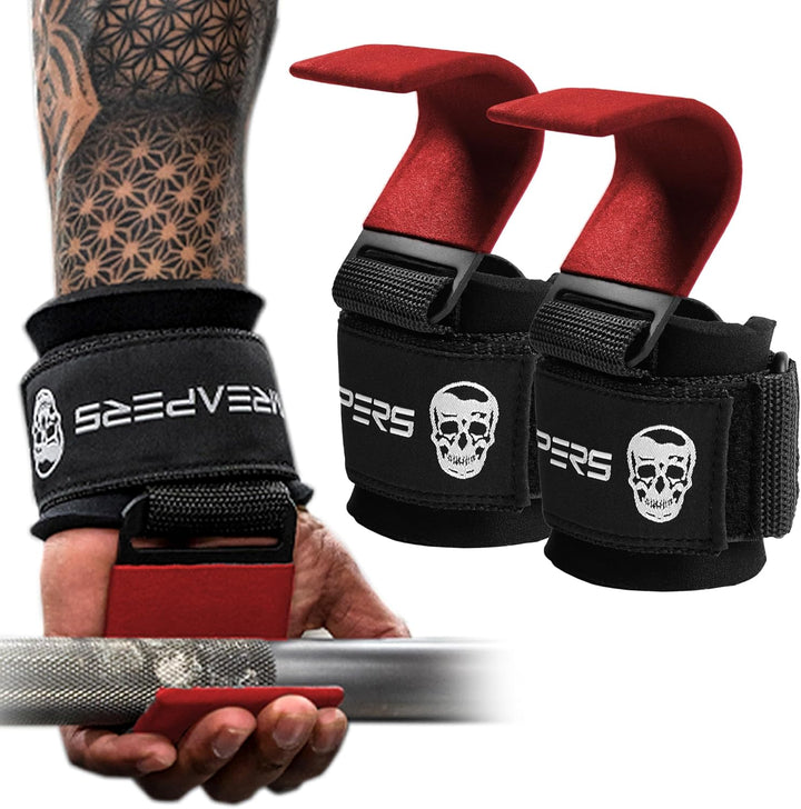 Power Lifting Hooks - Wrist Straps