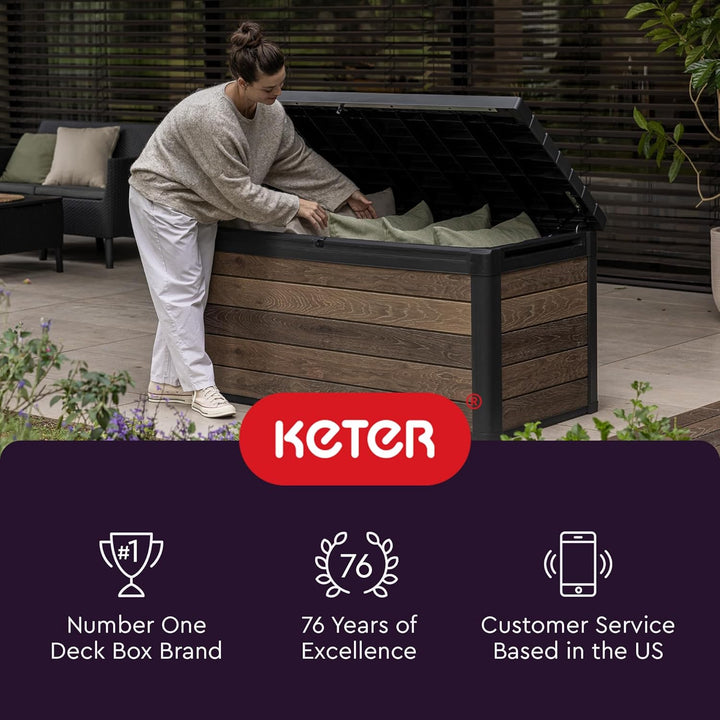 30 Gallon Resin Outdoor Storage Box"