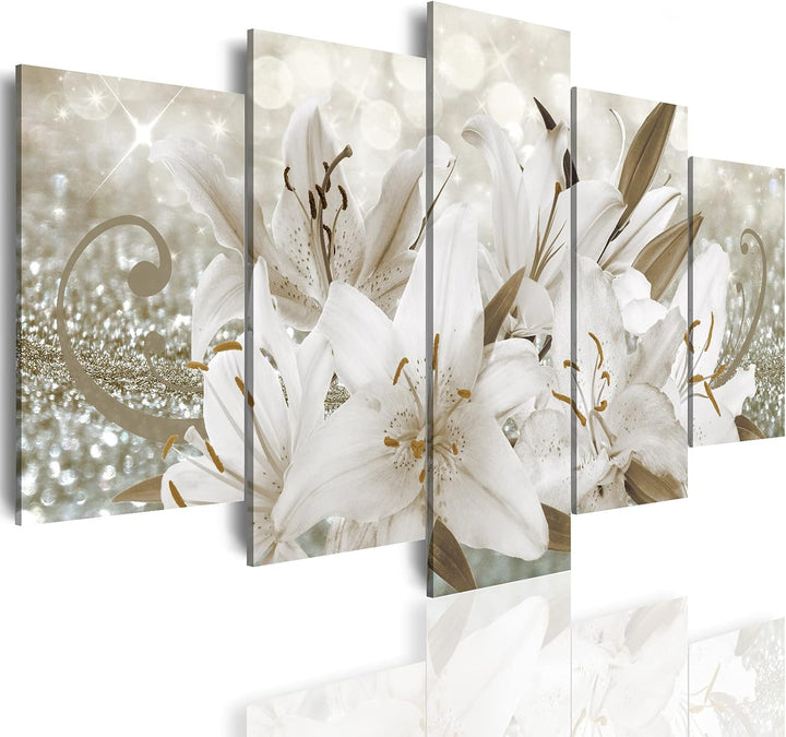 Yellow Orchid Canvas Wall Art 40x20