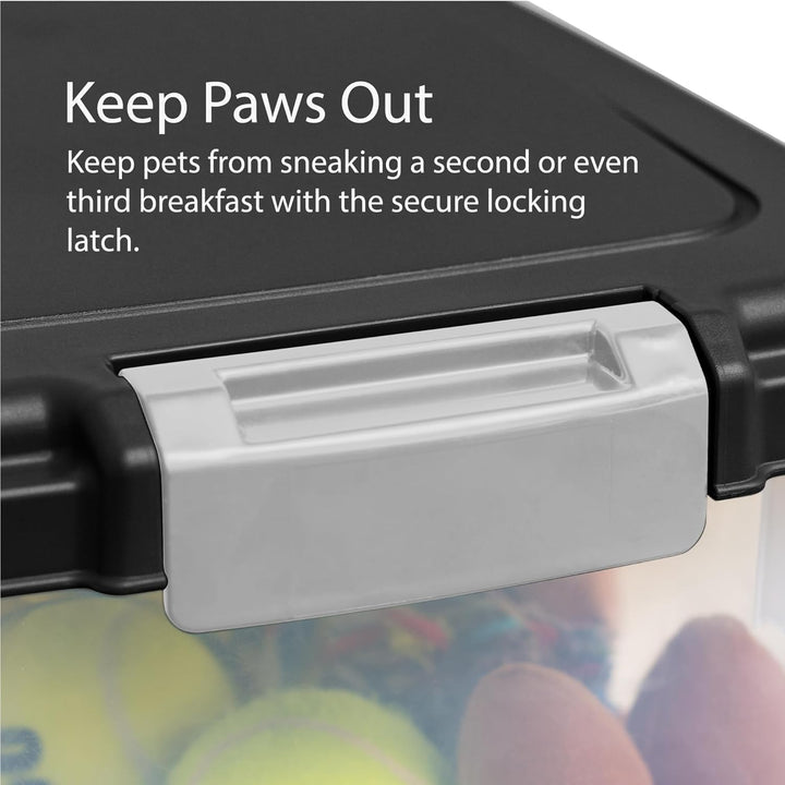 Stackable Pet Food Storage Container Set
