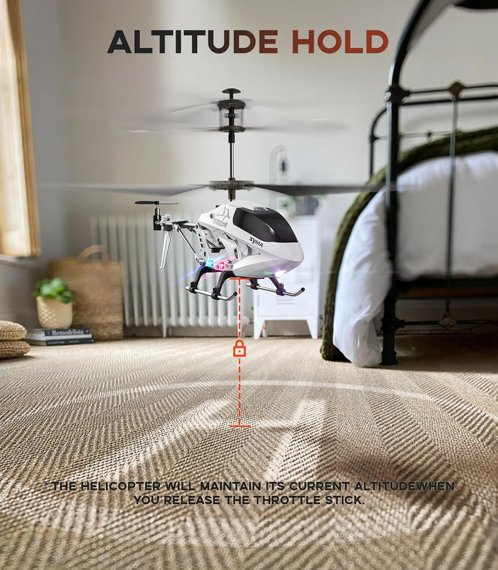 RC Helicopter, Remote Control Helicopter Airplanes with Altitude Hold, 3.5 Channel, Gyro Stabilizer, Birthday Gift Toys for 4 5 6 7 8 9 10 11 12 Years Old Boys Girls